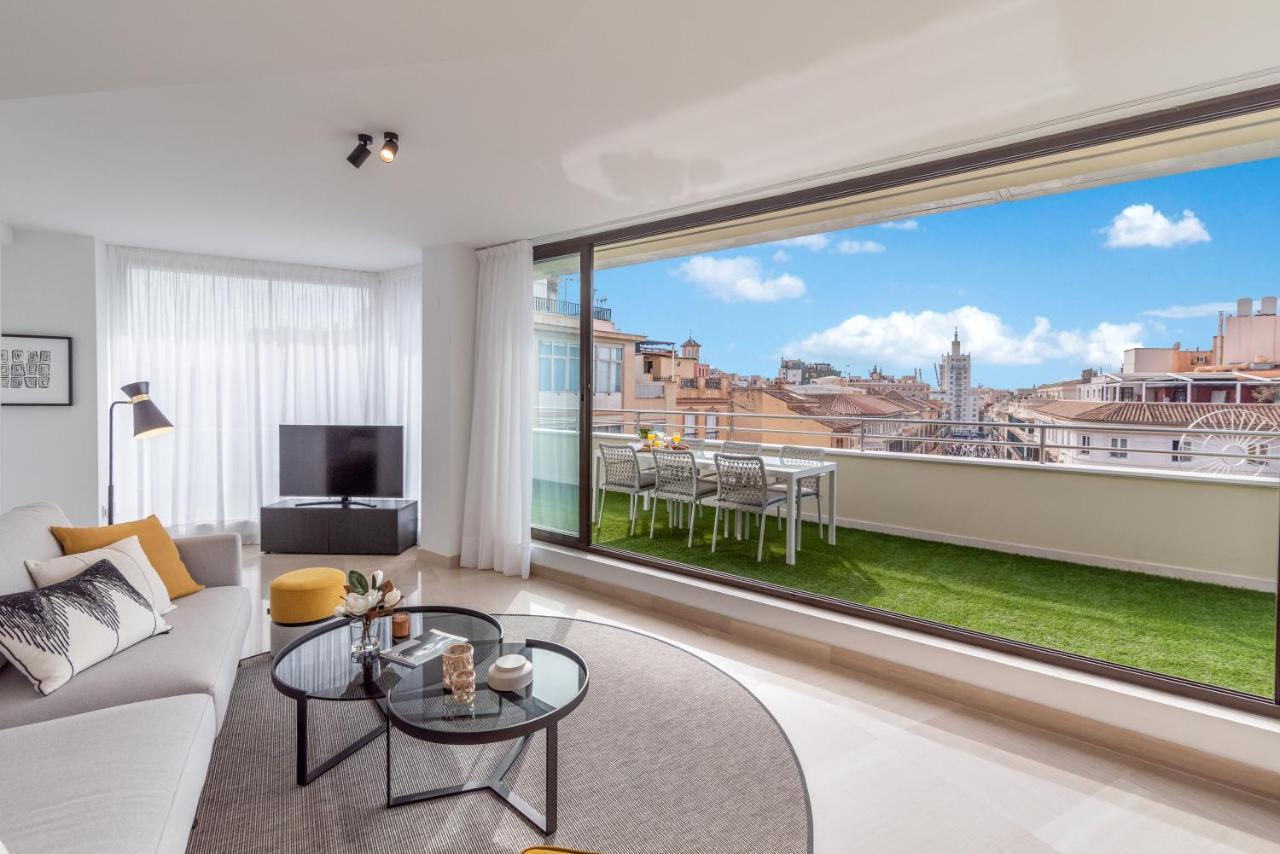 Exclusive Penthouse & Terrace By Ele Apartments Malaga Bagian luar foto