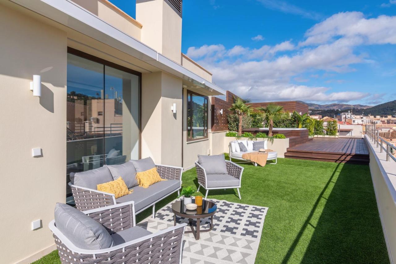 Exclusive Penthouse & Terrace By Ele Apartments Malaga Bagian luar foto