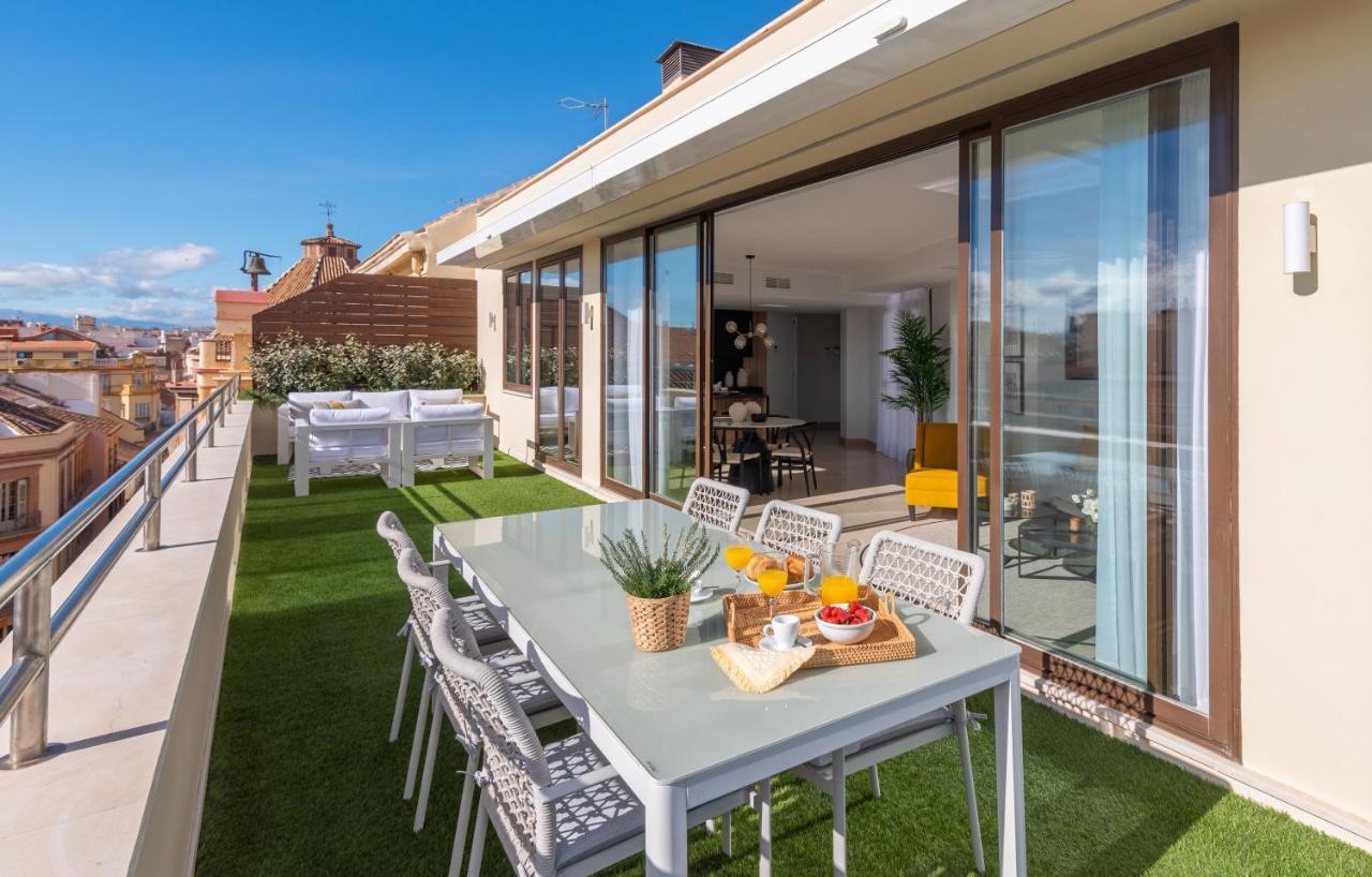 Exclusive Penthouse & Terrace By Ele Apartments Malaga Bagian luar foto