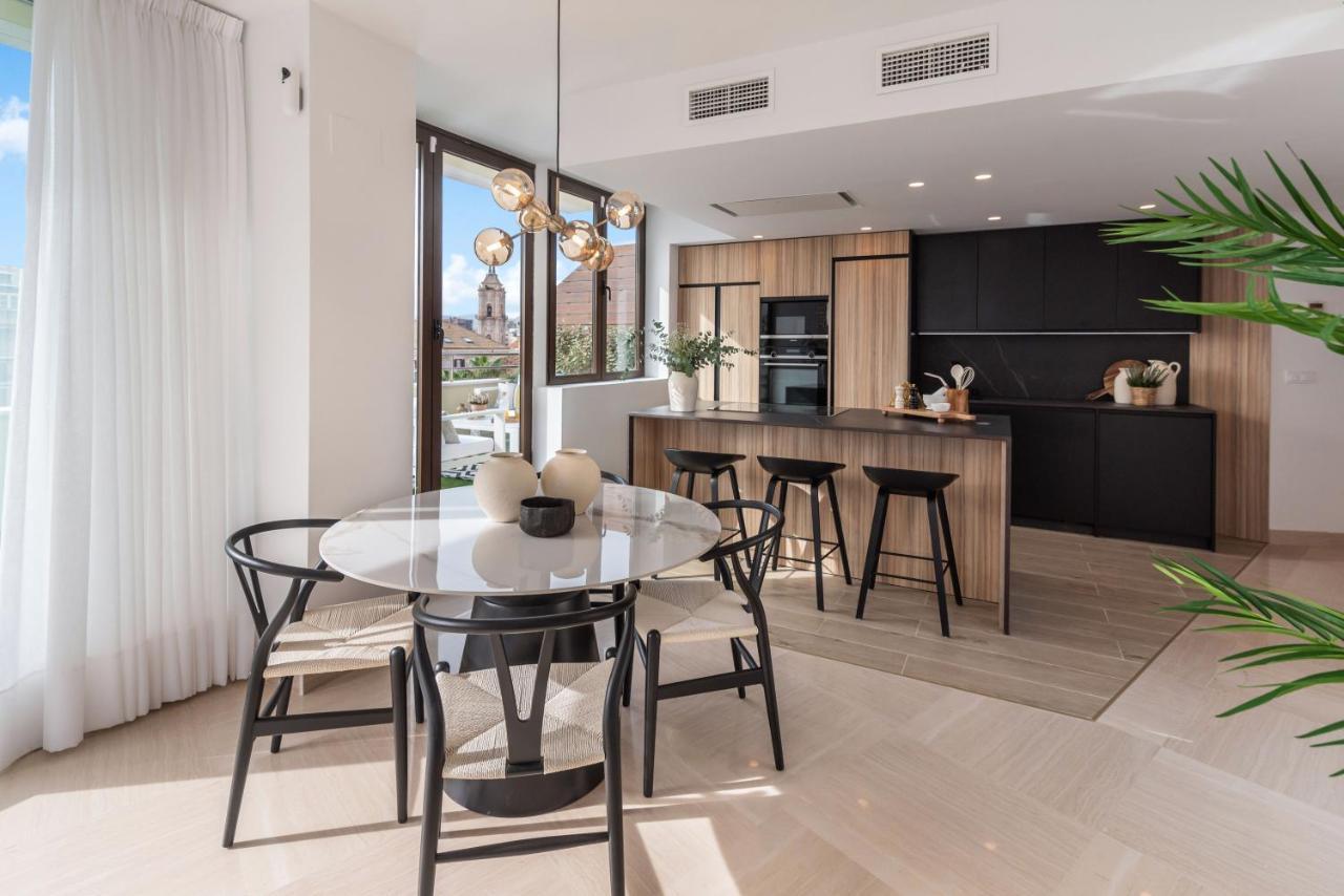 Exclusive Penthouse & Terrace By Ele Apartments Malaga Bagian luar foto